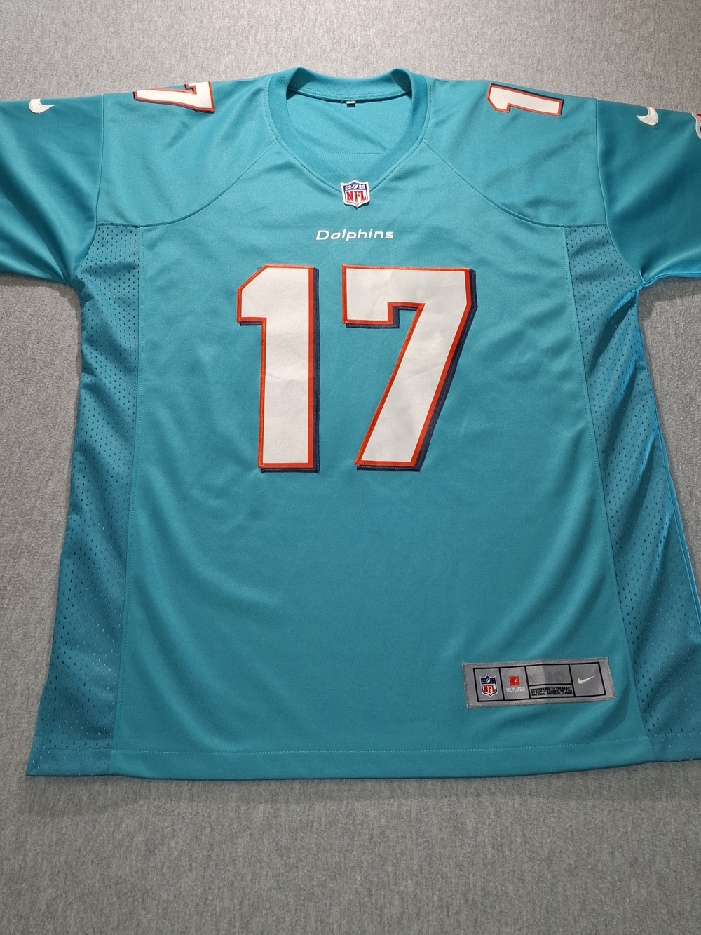Miami Dolphins #17 Teal NFL Jersey - Nike Sz Men M
